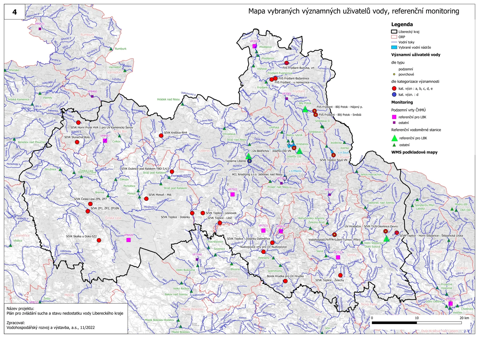 6.4. Významné odběry monitoring