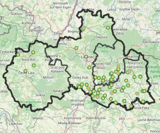 Mapa Lípy republiky