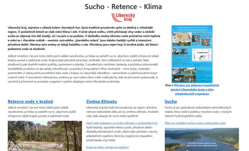 Sucho - Retence - Klima